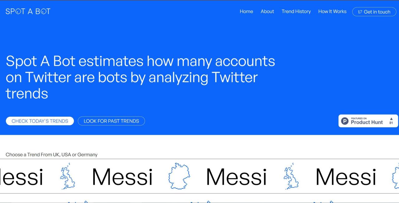 Herramienta IA Spot A Bot