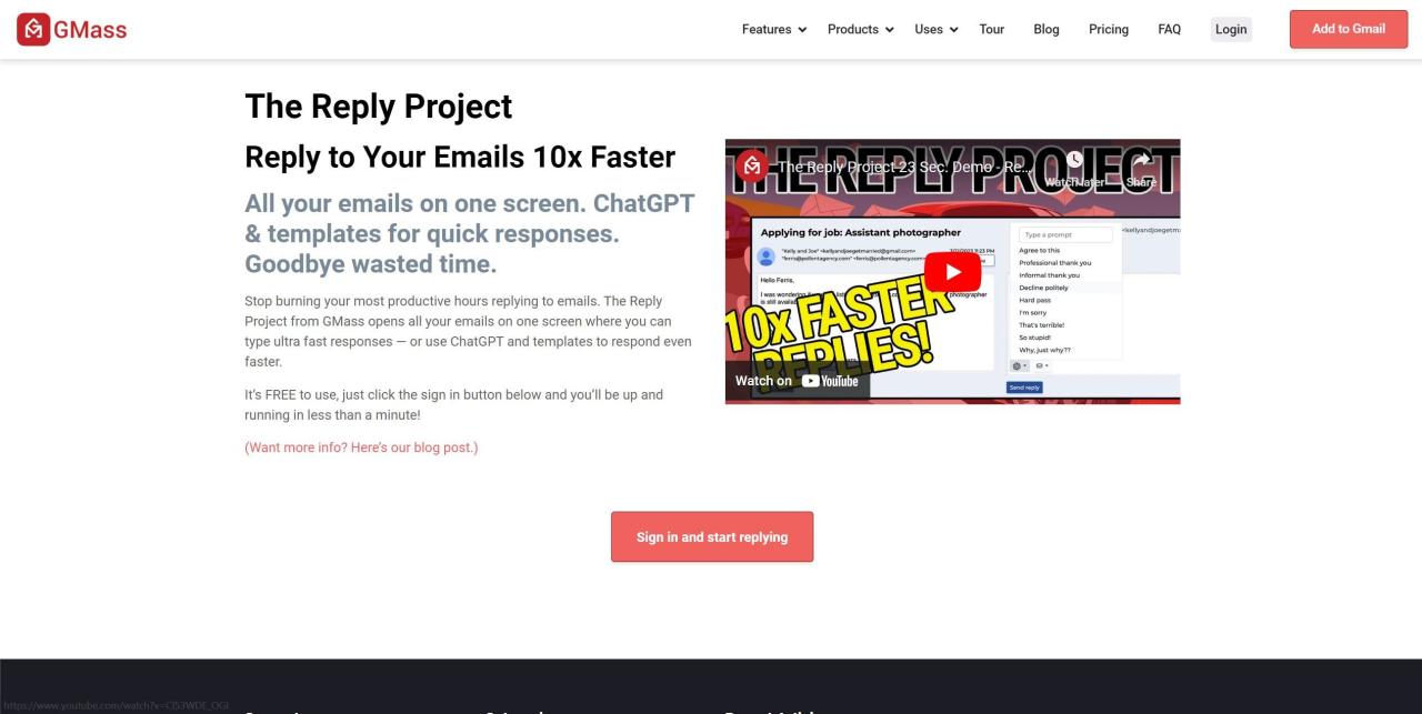 Herramienta IA Gmass