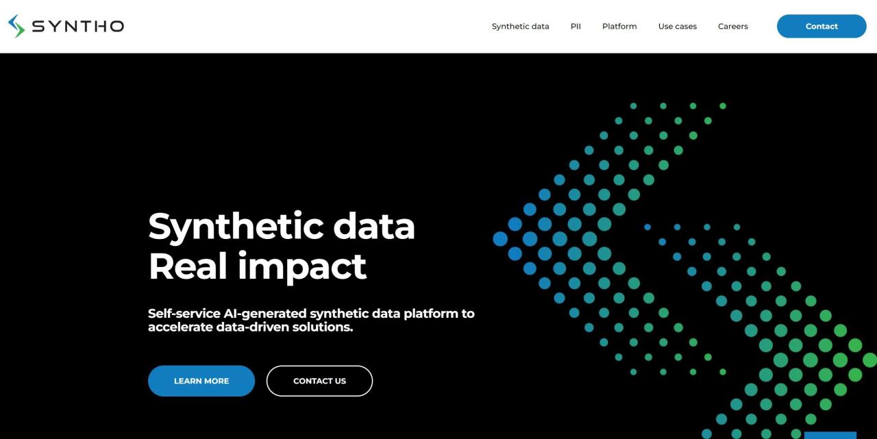 Herramienta IA Syntho