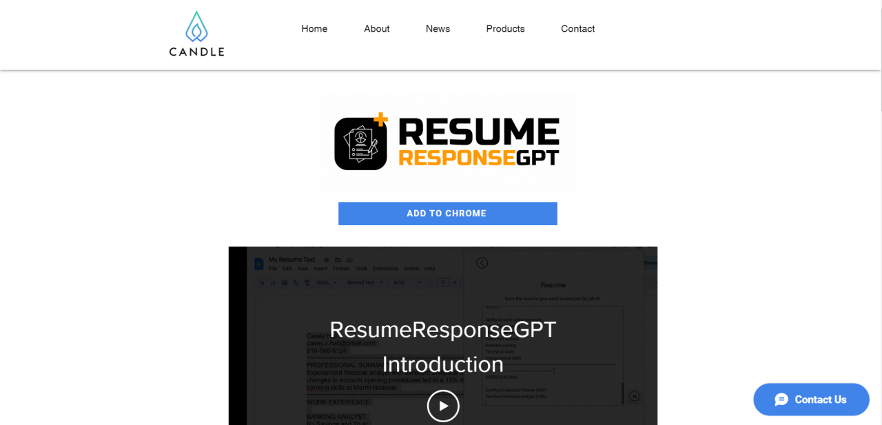 Herramienta IA ResumeresponseGPT