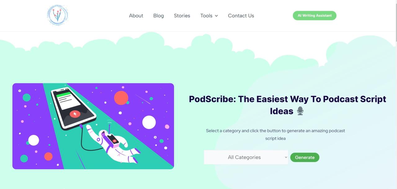 Herramienta IA Podscribe